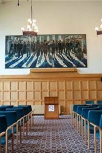 Interior Canada Room and Council Chamber, Queen's University Belfast 