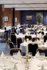 Mountbatten Suite, Royal Thames Yacht Club set for dinner 