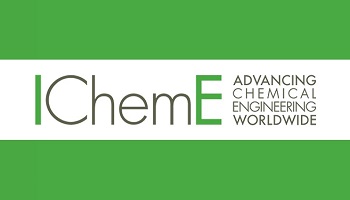 IChemE - Institution of Chemical Engineers logo with the letters I and the final E in green and additional wording 'Advancing Chemical Engineering Worldwide to the right