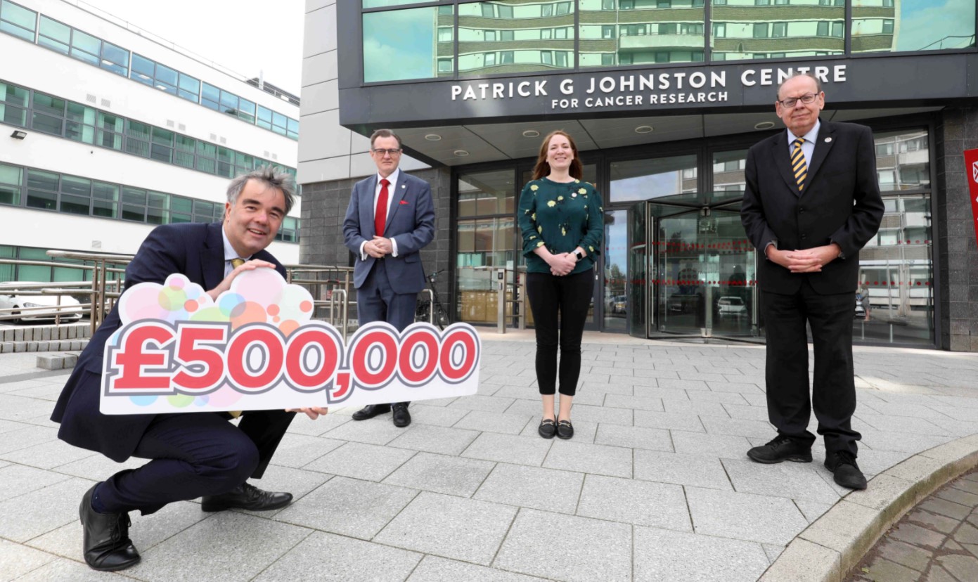 Leukaemia & Lymphoma NI gifts £500,000 research grant to Queen’s PGJCCR